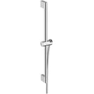 hansgrohe-unica-chrome-pulsify-65cm-shower-bar-with-push-slider-and-shower-hose-