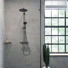 hansgrohe-croma-select-s-black-chrome-280-1jet-showerpipe-thermostatic-