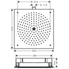grohe-rainshower-chrome-smartactive-310-cube-head-shower-set-ceiling-142-mm---26481000-