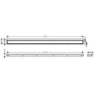 hansgrohe-raindrain-match-black-shower-drain-1200-finish-set--adjustable-frame-