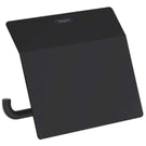 hansgrohe-addstoris-matt-black-roll-holder-with-cover-