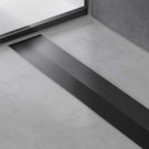 hansgrohe-raindrain-flex-matt-black-shower-drain-900mm-cuttable-finish-set-