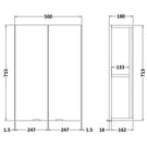 hudson-reed-fusion-gloss-white-500mm-storage-wall-unit---off155-