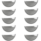 vibrance-half-moon-cup-handles---10-pack-of-chrome-