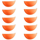 vibrance-half-moon-cup-handles---10-pack-of-orange-