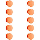 vibrance-round-knob-handles---10-pack-of-orange-