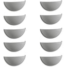 vibrance-half-moon-cup-handles---10-pack-of-anthracite-grey-