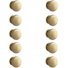 vibrance-round-knob-handles---10-pack-of-brushed-brass-