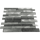 luxury-textured-grey-glass--brushed-steel-mix-mosaic-wall-tiles-sheet-8mm-