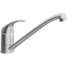 Chrome kitchen sink mixer with swivel long spout