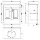 nuie-york-royal-grey-800mm-vanity-unit--white-marble-top-basin-1th---yor428-
