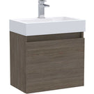 nuie-merit-brown-grey-avola-slimline-500mm-1-door-wall-hung-vanity--basin---mer014-