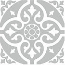 Symphony Gaudi a Matt Mix Decor 200x200mm Porcelain Tiles