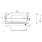 nuie-barmby-round-single-ended-straight-bath-1700x750--front-panel-