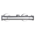 Modern chrome wall-mounted towel rail rack