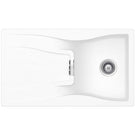 White ceramic close coupled toilet with cistern