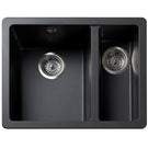rangemaster-paragon-15-bowl-granite-ash-black-undermount-kitchen-sink--waste-