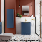 hudson-reed-fluted-satin-blue-400mm-wall-hung-single-door-tall-unit---flu362-