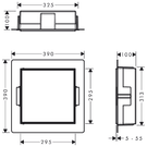 hansgrohe-xtrastoris-rock-300300100-brushed-stainless-steel-wall-niche-with-tileable-door-