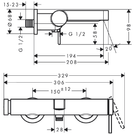 hansgrohe-finoris-matt-white-single-lever-bath-mixer-tap-for-exposed-installation-
