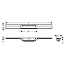 hansgrohe-raindrain-flex-700-brushed-black-chrome-cuttable-shower-drain-finish-set-