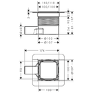 hansgrohe-raindrain-brilliance-100100-matt-black--stainless-steel-complete-point-drain-set-