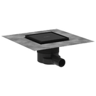 hansgrohe-raindrain-brilliance-150150-matt-black--stainless-steel-complete-point-drain-set-