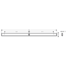 hansgrohe-wallstoris-700-matt-white-wall-bar-