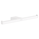 hansgrohe-addstoris-matt-white-wall-mounted-single-double-toilet-roll-holder-