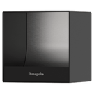 Modern wall-mounted black bathroom vanity mirror