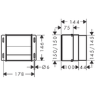 hansgrohe-xtrastoris-original-matt-white-recessed-toilet-roll-holder-