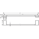 hansgrohe-addstoris-chrome-bath-towel-rail-