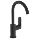 hansgrohe-rebris-s-matt-black-single-lever-basin-mixer-tap-210-with-swivel-spout--pop-up-waste-