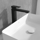 villeroy--boch-architectura-square-matt-black-tall-single-lever-basin-mixer-with-push-down-waste-