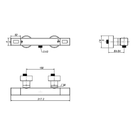 villeroy--boch-universal-matt-black-exposed-square-thermostatic-shower-mixer-