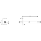 villeroy--boch-universal-square-chrome-ceiling-mounted-shower-arm-