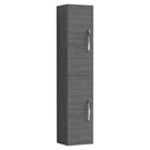 nuie-athena-anthracite-woodgrain-300mm-tall-cabinet-double-door---mod562-