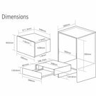 caple-14cm-black-glass-warming-drawer-wd140clbk-