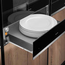 caple-14cm-black-glass-warming-drawer-wd140clss-