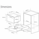 caple-14cm-black-glass-warming-drawer-wd140clss-