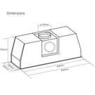 caple-stainless-steel-850mm-storm-built-under-hood-