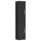nuie-athena-charcoal-black-300mm-tall-cabinet-double-door---mod662-