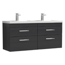 nuie-athena-charcoal-black-1200mm-wall-hung-4-drawer-vanity--double-basin-