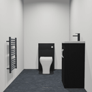 nuie-complete-cloakroom-set-charcoal-black-units-anthracite-towel-rail--gloss-white-toilet-