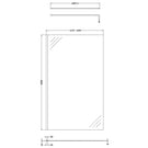 hudson-reed-wetroom-shower-screen--chrome-support-bar-1200mm---wrsb1200-