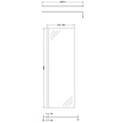 hudson-reed-wetroom-shower-screen--chrome-support-bar-700mm---wrsb700-
