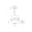 astini-hampton-100-10-bowl-matt-grey-ceramic-undermount-kitchen-sink--waste-
