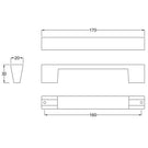 hudson-reed-satin-nickel-rectangular-handle---h933-