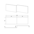 hudson-reed-havana-metallic-slate-800-end-bath-panel--plinth-mpc2635-