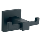 astini-sydney-matte-black-square-double-robe-hook-